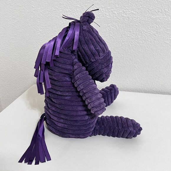 Jellycat Cordy Roy Purple Horse Plush Stuffed Animal Ribbon Tail 16" NO TUSH TAG - Picture 15 of 16